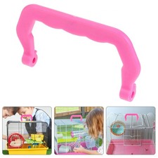  10 Pcs Portable Pet Cage Elder Plastic Handle for Small Dog Kennel