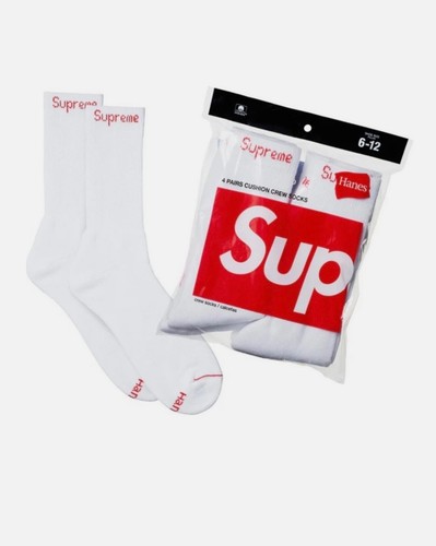Supreme hanes crew socks - supreme/hanes,