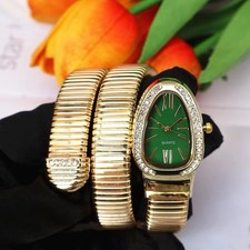 Statement Gold Tone Emerald