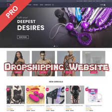 Adult Sex Toy Dropshipping Website Business Earn 2nd Income £60+ Day Income
