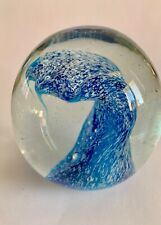 Glass Paperweight - Ocean sea