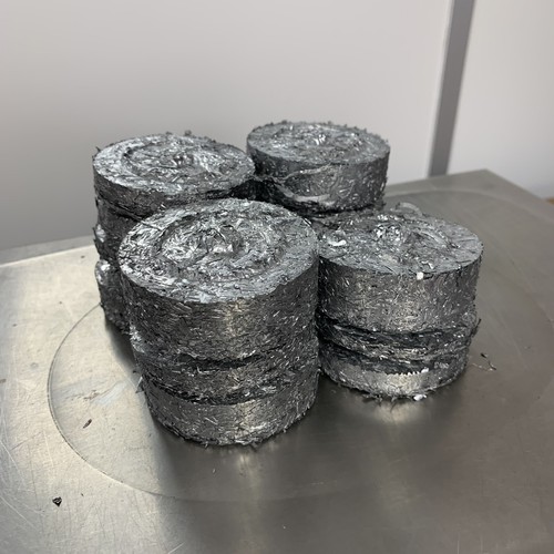 1kg compacted aluminium - of,