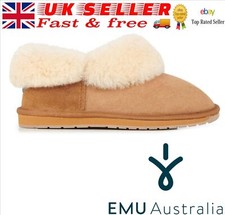 EMU Australia Platinum Mintaro Ladies  suede slipper Chestnut   FREE CARRIAGE