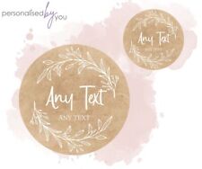 PERSONALISED CUSTOM ROUND PRINTED STICKERS LOGO LABELS BUSINESS WEDDING BIRTHDAY