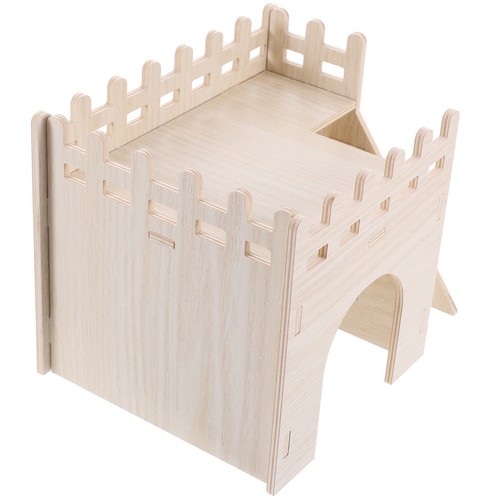 Wood hamster nest hideout - hamster,