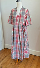Toast Check Wrap Dress 14