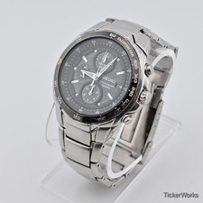 Seiko Quartz Chronograph Black