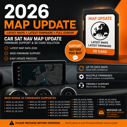Car sat nav map update - car,