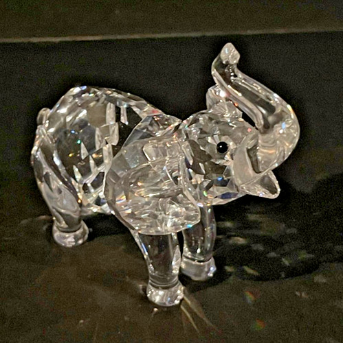 Swarovski crystal elephant - swarovski,