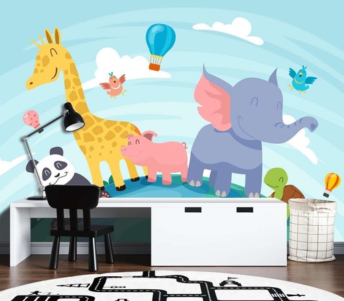 Fleece photo wallpaper mural