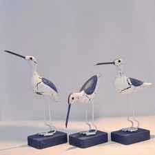 3pcs Seagull Wooden Figurine
