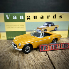 Corgi Vanguards MGB Bronze Yellow Convertible Classic British Sports Car