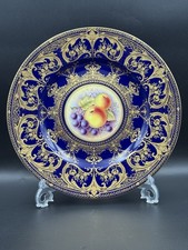 Royal Worcester Fruit-Gilt Cabinet Plate Signed R.Price.Excellent Condition!!