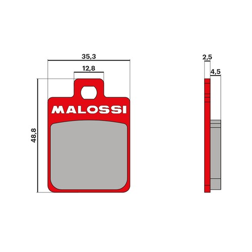 Malossi brake pads - malossi, mhr