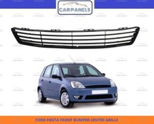 FORD FIESTA FRONT BUMPER CENTRE GRILLE 2002 - 2005 INSURANCE APPROVED 1144546