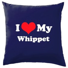 I Love My Whippet - Cushion -