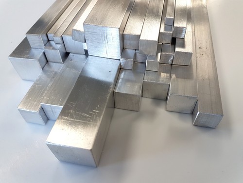 Aluminium square key bar - aluminium,