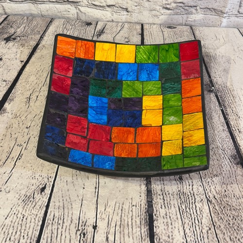 25cm rainbow block square - 25cm,