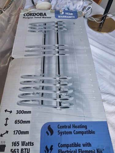 Stunning chrome designer towel - stunning,