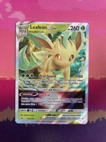 Pokemon card leafeon vstar - pokemon,