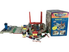 Micro Machines Super City Toolbox 1988 Playset by Galoob with Accessories
