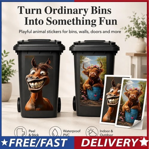Creative trash can sticker - creative,