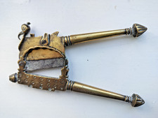 Antique Indian India early brass betel nut cutter