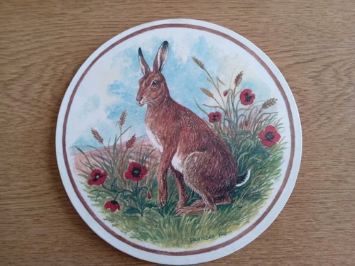 Vintage hare pot stand trivet - pot,