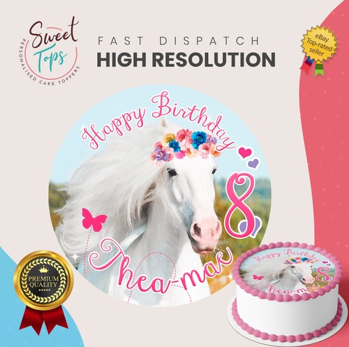 Horse personalised round - personalised,