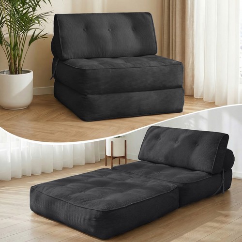 Single folding sofa bed - single,