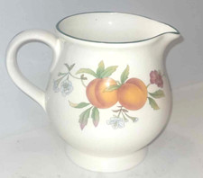 Cloverleaf Peaches and Cream custard Jug Made In England 1 pint milk