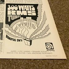 JBF14 ADVERT 8X5 300 WATTS RMS TUBES AMPEG SVT