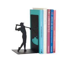 Bookend Black Metal Heavy Duty