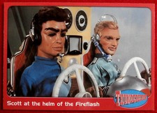 THUNDERBIRDS - Card #60 - Scott at the Helm of the Fireflash - Cards Inc 2001