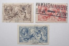 GB KGV 1918 Bradbury Fine Used Seahorses Set 