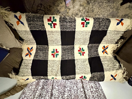 Vintage moroccan handmade wool - moroccan,
