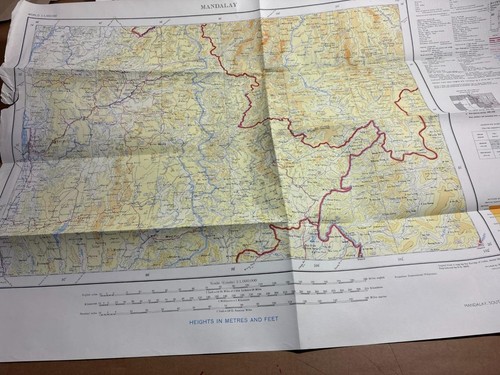 1962 map mandalay - 1962, &