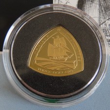 2007 BERMUDA SHIPWRECKS MANILLA WRECK .999 GOLD PROOF $3 - coa