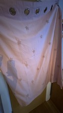 Next Pink Tufted Star Pair Of blackout Curtains 117x137cm 46x54” Good Condition