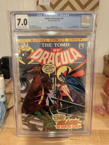 Tomb dracula cgc 7 0 - dracula, 10