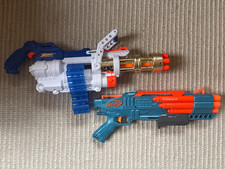 2 NERF guns and bullets - Xshot Omega Royal and Elite 2.0 Ranger  PD -5 Blaster