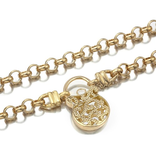 18k solid belcher yellow - solid,