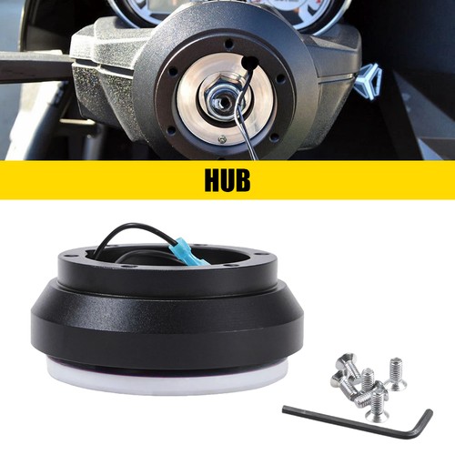 Black steering wheel short - black,