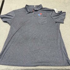 Dominos Employee Polo Shirt Mens  Size Extra Large Uniform Few Pinholes Flaws