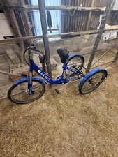 Tricycle Adults 24” Wheels 3 Wheel Trike Bike Bicycle Ideal Town Shopping