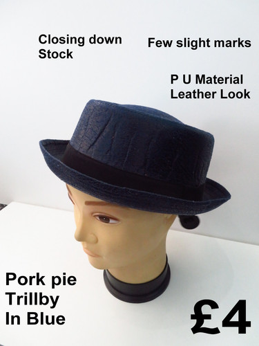 Unisex adults porkpie - porkpie, trillby