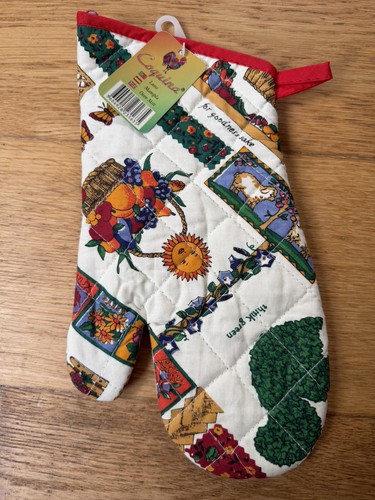Vintage 1980 oven mitt pot - oven,