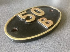 Original Railway Shed Plate ~