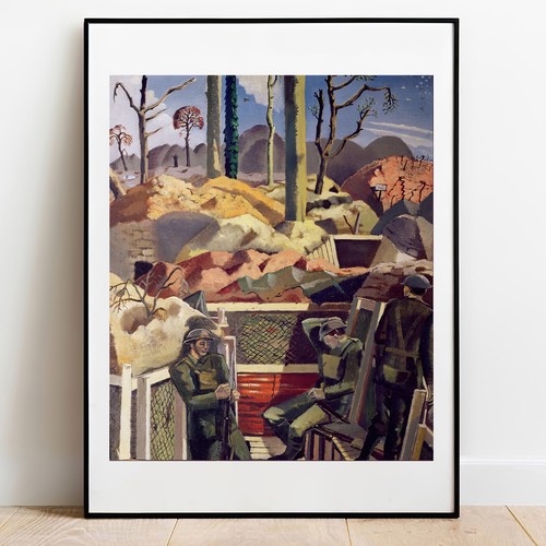 Paul nash print - spring, in