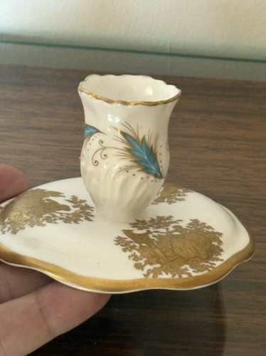 Candle holder bone - candle, crown